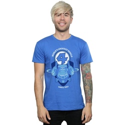 textil Hombre Camisetas manga larga Marvel Fantastic Four Fantasticar Azul
