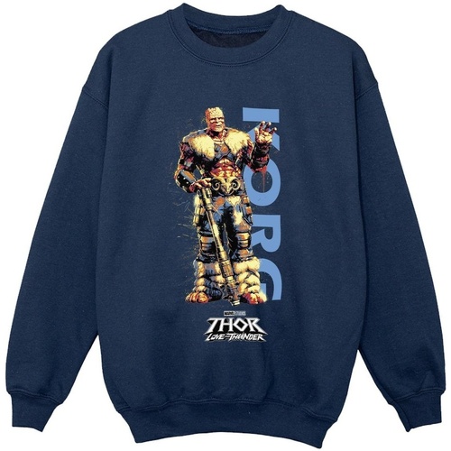 textil Niño Sudaderas Marvel Thor Love And Thunder Korg Wave Azul