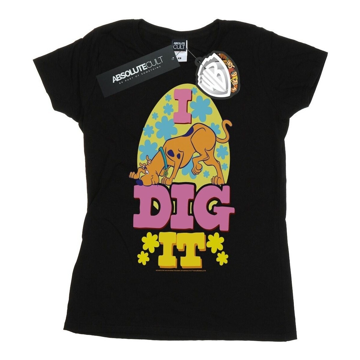 textil Mujer Camisetas manga larga Scooby Doo Easter I Dig It Negro