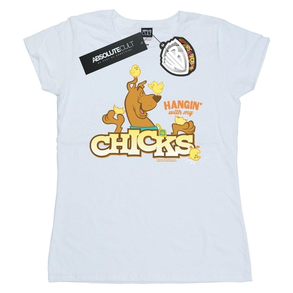 textil Mujer Camisetas manga larga Scooby Doo Hangin With My Chicks Blanco