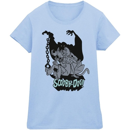 textil Mujer Camisetas manga larga Scooby Doo Scared Jump Azul