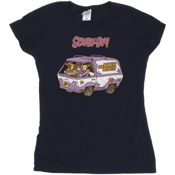 textil Mujer Camisetas manga larga Scooby Doo Mystery Machine Van Azul