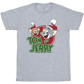textil Niño Tops y Camisetas Dessins Animés Christmas Hat Logo Gris