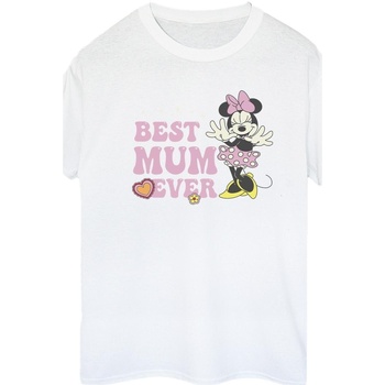 textil Mujer Camisetas manga larga Disney Best Mum Ever Blanco