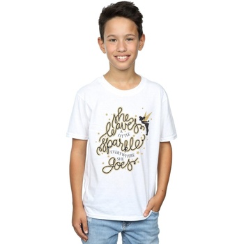 textil Niño Camisetas manga corta Disney Tinkerbell Stars Blanco