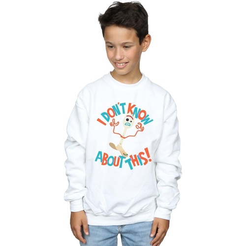 textil Niño Sudaderas Disney Toy Story 4 Forky I Dont Know About This Blanco