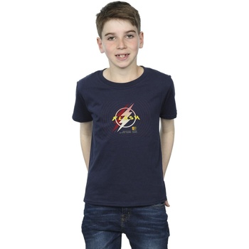 textil Niño Camisetas manga corta Dc Comics The Flash Lightning Logo Azul