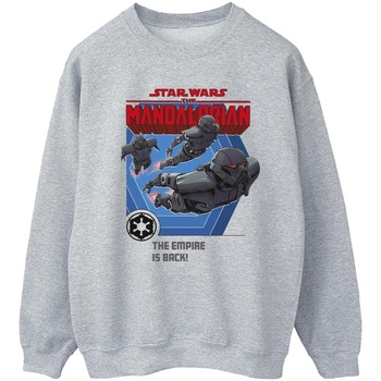 textil Mujer Sudaderas Disney The Mandalorian Empire Is Back Gris