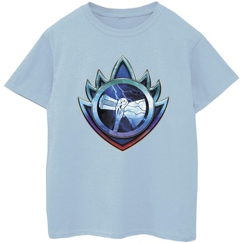 textil Niño Tops y Camisetas Marvel Thor Love And Thunder Stormbreaker Crest Azul