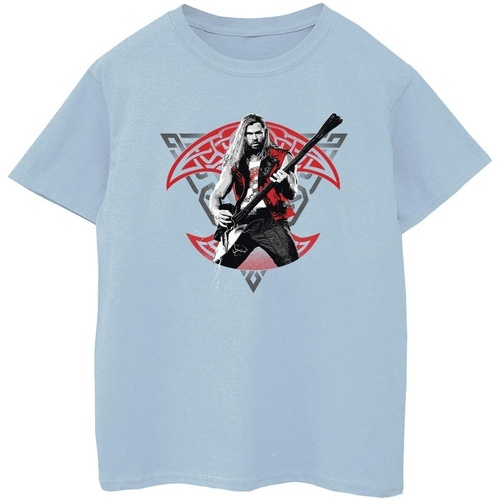 textil Niño Tops y Camisetas Marvel Thor Love And Thunder Solo Guitar Azul