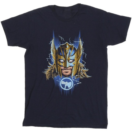 textil Niño Camisetas manga corta Marvel Thor Love And Thunder Mask Azul
