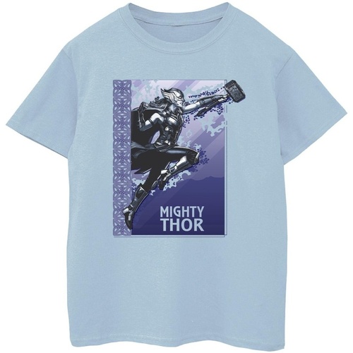 textil Niño Camisetas manga corta Marvel Thor Love And Thunder Mighty Thor Azul