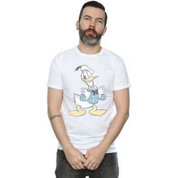 textil Hombre Camisetas manga larga Disney Donald Duck Posing Blanco