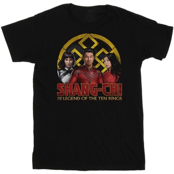 textil Mujer Camisetas manga larga Marvel Shang-Chi And The Legend Of The Ten Rings Group Logo Emblem Negro