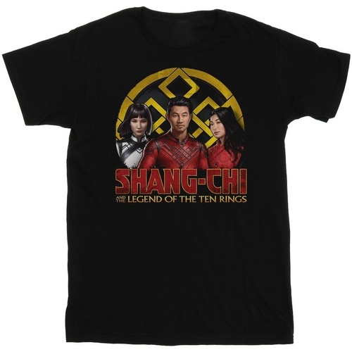 textil Mujer Camisetas manga larga Marvel Shang-Chi And The Legend Of The Ten Rings Group Logo Emblem Negro