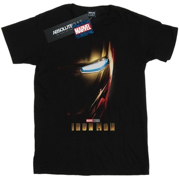 textil Mujer Camisetas manga larga Marvel Studios Iron Man Poster Negro