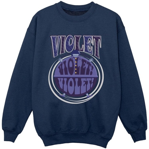 textil Niño Sudaderas Willy Wonka Violet Turning Violet Azul