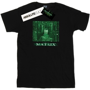textil Mujer Camisetas manga larga The Matrix Digital Cube Negro