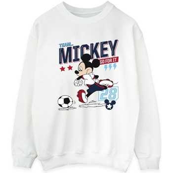 textil Hombre Sudaderas Disney Mickey Mouse Team Mickey Football Blanco