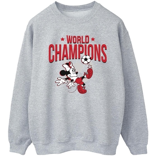 textil Hombre Sudaderas Disney Minnie Mouse World Champions Gris
