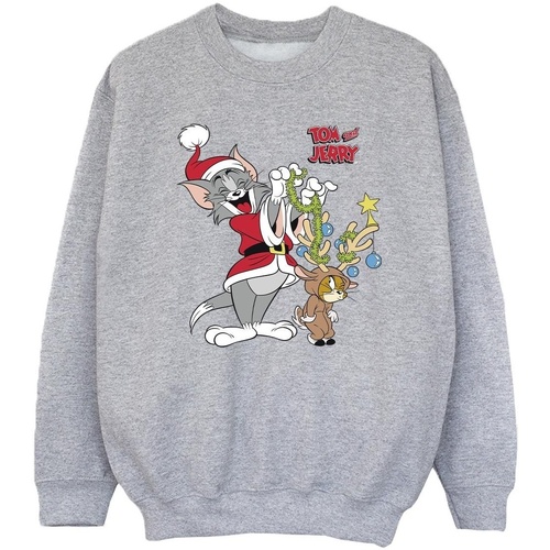 textil Niña Sudaderas Tom & Jerry Christmas Reindeer Gris