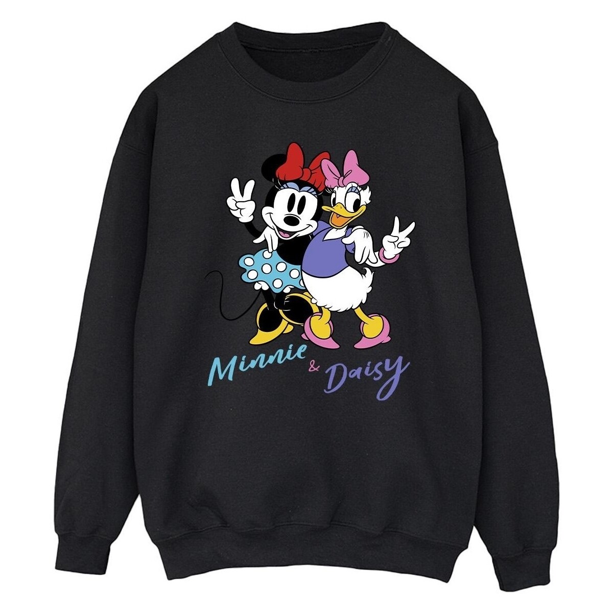 textil Hombre Sudaderas Disney Minnie Mouse And Daisy Negro