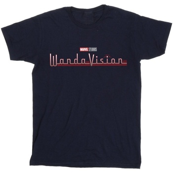 textil Niño Camisetas manga corta Marvel WandaVision Logo Azul