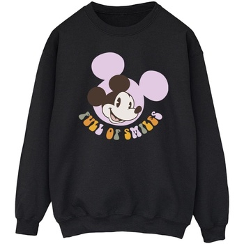 textil Hombre Sudaderas Disney Mickey Mouse Full Of Smiles Negro