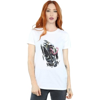 textil Mujer Camisetas manga larga Marvel Venom Inside Me Blanco