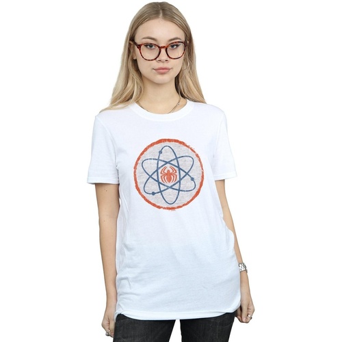 textil Mujer Camisetas manga larga Marvel Spider-Man Atom Blanco