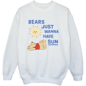 textil Niño Sudaderas Disney Winnie The Pooh Bears Just Wanna Have Sun Blanco