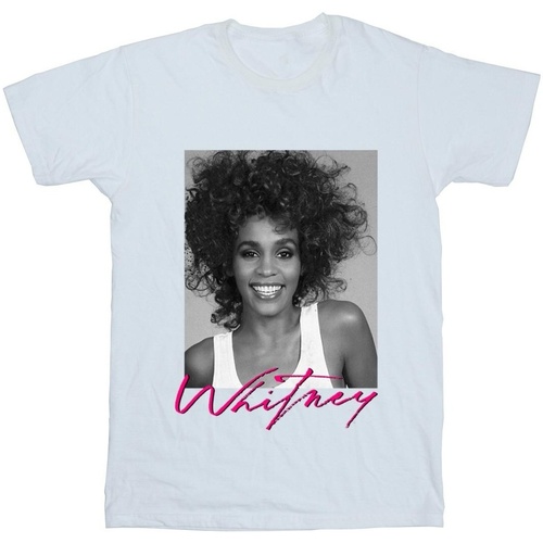 textil Niño Camisetas manga corta Whitney Houston  Blanco