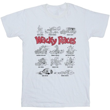 textil Niño Tops y Camisetas Wacky Races Car Lineup Blanco