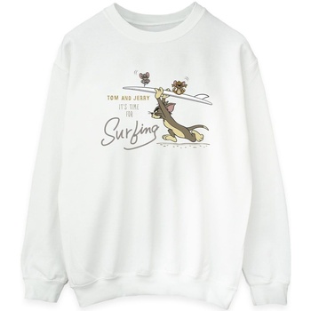 textil Mujer Sudaderas Dessins Animés It's Time For Surfing Blanco