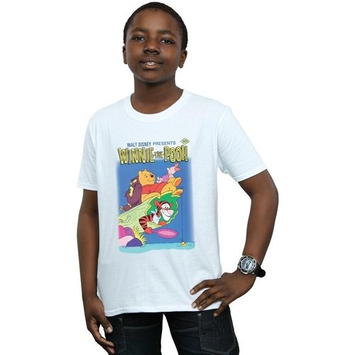 textil Niño Camisetas manga corta Disney Winnie The Pooh Poster Blanco