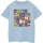 textil Niña Camisetas manga larga Dessins Animés Grid Squares Azul