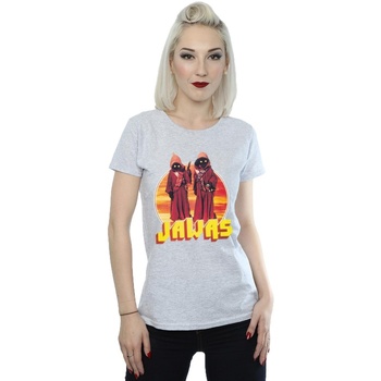textil Mujer Camisetas manga larga Disney A New Hope Jawas Gris