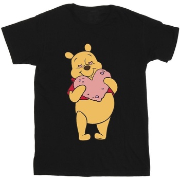 textil Niño Camisetas manga corta Disney Winnie The Pooh Heart Eyes Negro