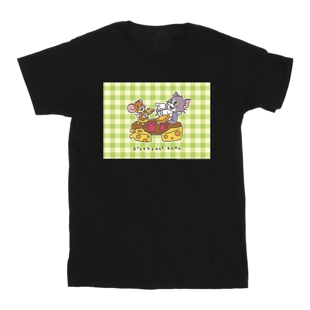 textil Niña Camisetas manga larga Dessins Animés Breakfast Buds Negro