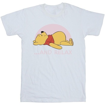 textil Niño Camisetas manga corta Disney Winnie The Pooh Relax Blanco