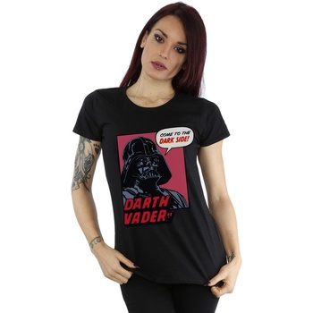 textil Mujer Camisetas manga larga Disney Come To The Dark Side Negro