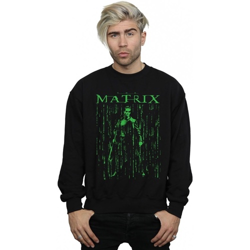 textil Hombre Sudaderas The Matrix Neo Neon Negro