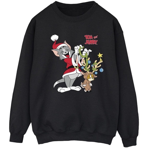 textil Mujer Sudaderas Tom & Jerry Christmas Reindeer Negro