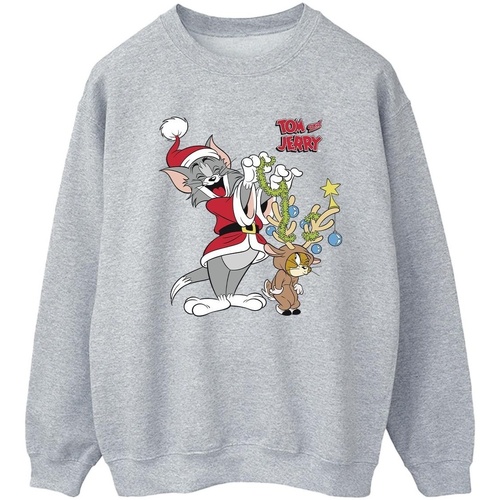 textil Mujer Sudaderas Tom & Jerry Christmas Reindeer Gris