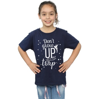textil Niña Camisetas manga larga Disney Tinker Bell Don't Grow Up Azul