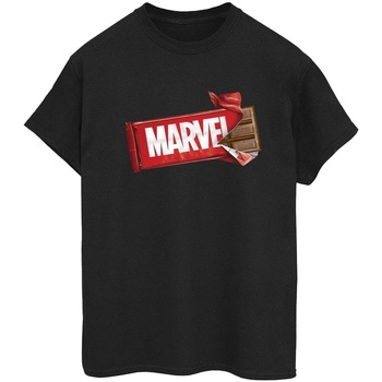 textil Mujer Camisetas manga larga Avengers, The (Marvel) Marvel Chocolate Negro