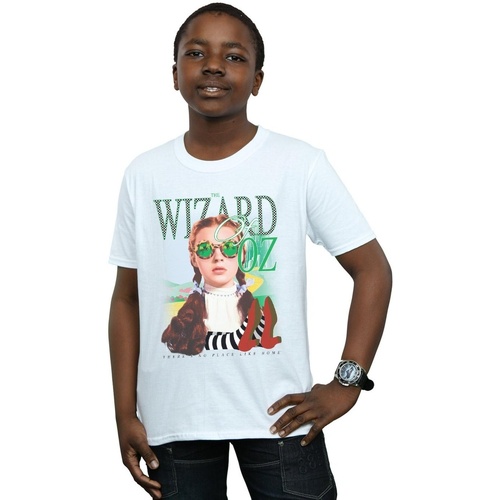 textil Niño Camisetas manga corta The Wizard Of Oz No Place Checkerboard Blanco