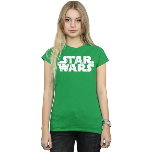 textil Mujer Camisetas manga larga Disney Christmas Logo Verde