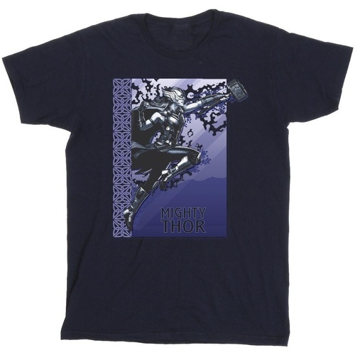 textil Niña Camisetas manga larga Marvel Thor Love And Thunder Mighty Thor Azul