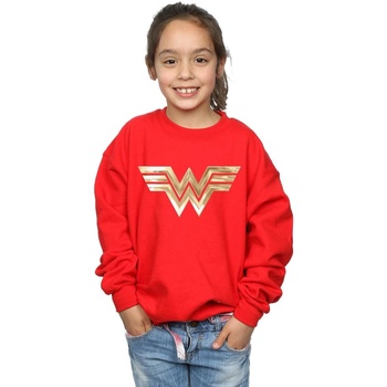 textil Niña Sudaderas Dc Comics Wonder Woman 84 Gold Emblem Rojo